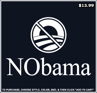 NObama T-Shirt - Anti Barack Obama T-Shirts