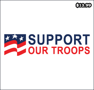 Support Our Troops T-Shirt - Patriotic Pro Military T-Shirts