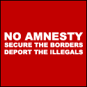 No Amnesty, Secure The Borders, Deport The Illegals - Anti Immigraion T-Shirts