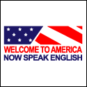 Welcome To America, Now Speak English - Anti Illegal Immigration Tees